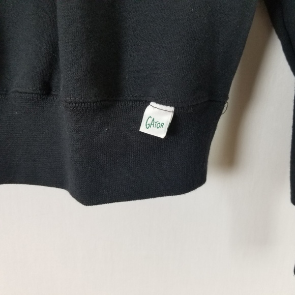 Vintage Gator Lowell RED DEVILS black sweatshirt M - Picture 3 of 10